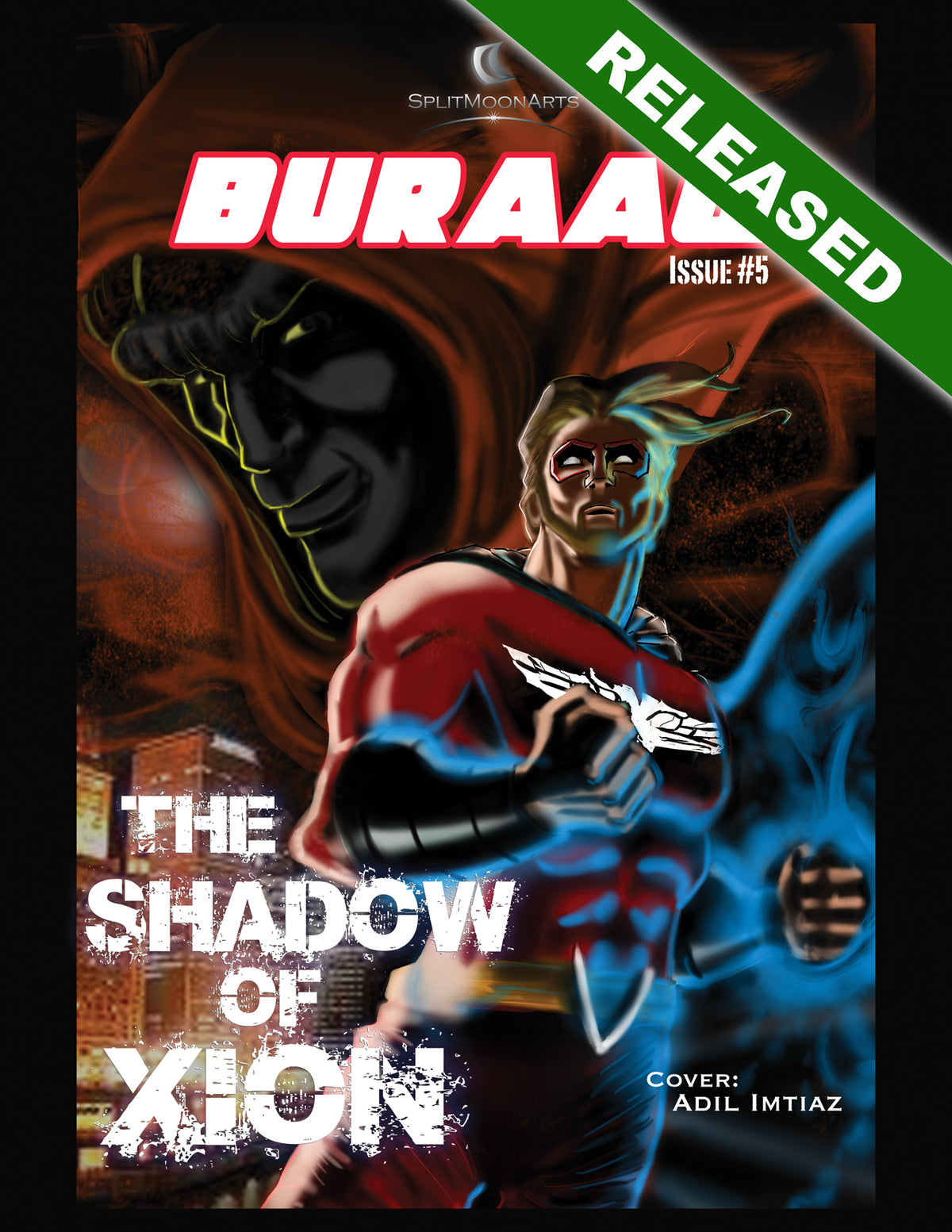 BURAAQ issue 5: The Shadow of Xion cover